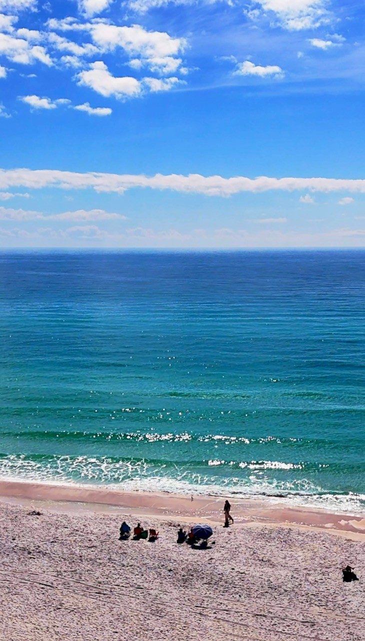 Emerald Gulf waters and sugar-white sand on 30A in Santa Rosa Beach, Florida